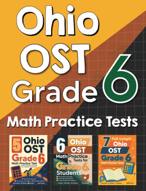 Ohio OST Grade 6 Math Preparation Bundle cover