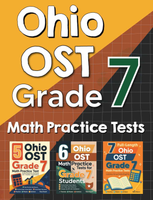 Ohio OST Grade 7 Math Preparation Bundle cover