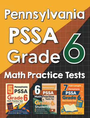 Pennsylvania PSSA Grade 6 Math Preparation Bundle cover