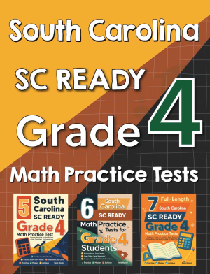 South Carolina SC READY Grade 4 Math Preparation Bundle cover