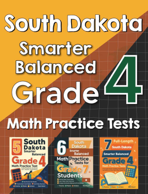 South Dakota Smarter Balanced Grade 4 Math Preparation Bundle cover