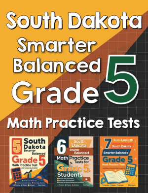 South Dakota Smarter Balanced Grade 5 Math Preparation Bundle cover