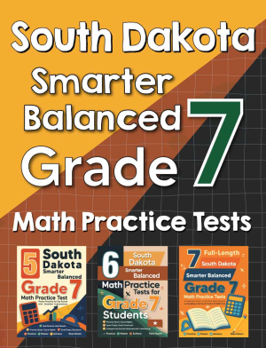 South Dakota Smarter Balanced Grade 7 Math Preparation Bundle cover