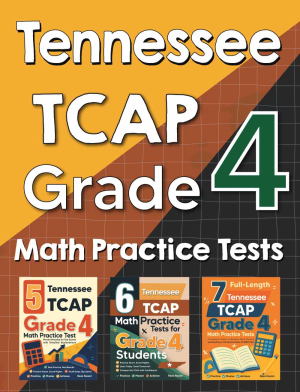 Tennessee TCAP Grade 4 Math Preparation Bundle cover