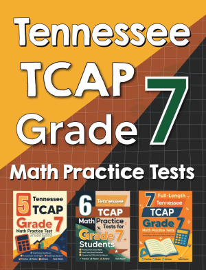 Tennessee TCAP Grade 7 Math Preparation Bundle cover