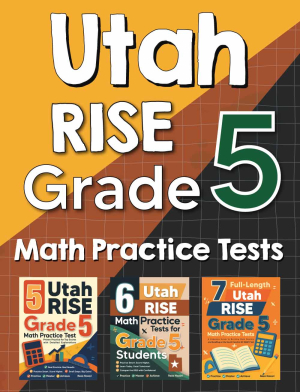 Utah RISE Grade 5 Math Preparation Bundle cover
