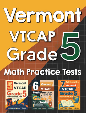 Vermont VTCAP Grade 5 Math Preparation Bundle cover