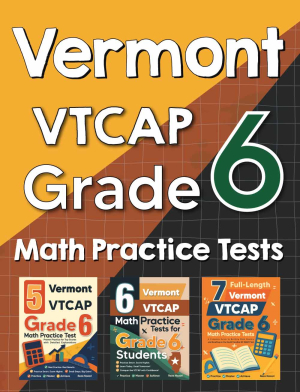Vermont VTCAP Grade 6 Math Preparation Bundle cover