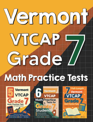 Vermont VTCAP Grade 7 Math Preparation Bundle cover