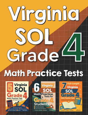 Virginia SOL Grade 4 Math Preparation Bundle cover