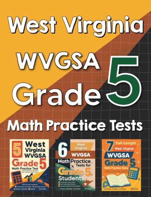 West Virginia WVGSA Grade 5 Math Preparation Bundle cover
