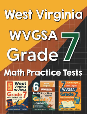 West Virginia WVGSA Grade 7 Math Preparation Bundle cover