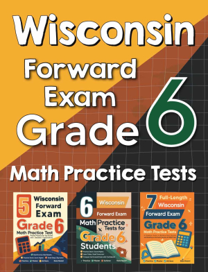 Wisconsin Forward Exam Grade 6 Math Preparation Bundle cover