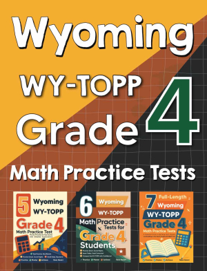 Wyoming WY-TOPP Grade 4 Math Preparation Bundle cover