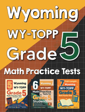 Wyoming WY-TOPP Grade 5 Math Preparation Bundle cover