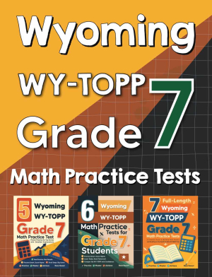 Wyoming WY-TOPP Grade 7 Math Preparation Bundle cover