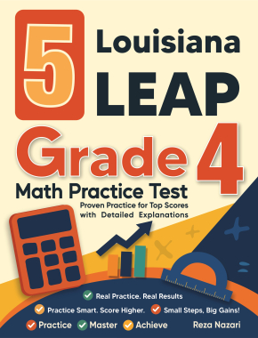 5 Louisiana LEAP Grade 4 Math Practice Tests