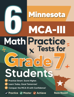 6 Minnesota MCA-III Grade 7 Math Practice Tests