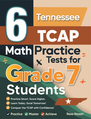 6 Tennessee TCAP Grade 7 Math Practice Tests cover