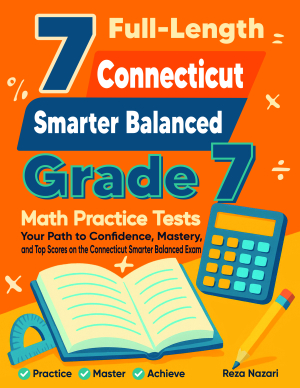 7 Connecticut Smarter Balanced Grade 7 Math Practice Tests cover