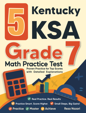 5 Kentucky KSA Grade 7 Math Practice Tests cover