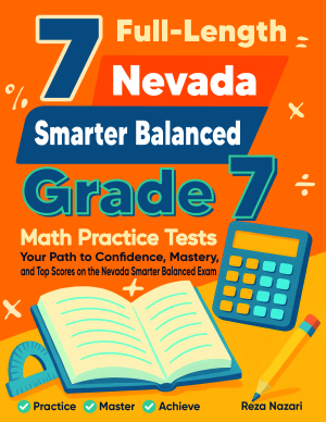 7 Nevada Smarter Balanced Grade 7 Math Practice Tests cover