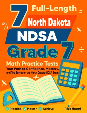 7 North Dakota NDSA Grade 7 Math Practice Tests cover