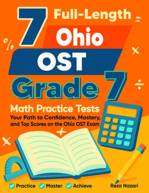 7 Ohio OST Grade 7 Math Practice Tests cover
