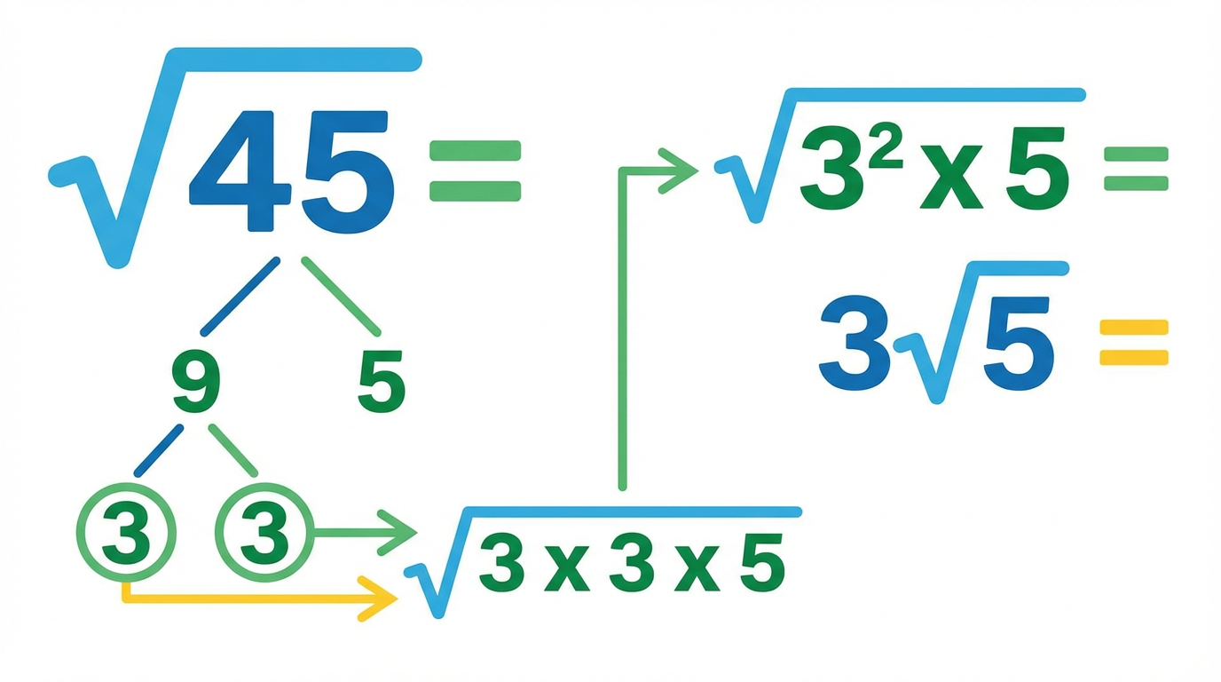 Simplify 45 How Do You Simplify √45? | Effortless Math