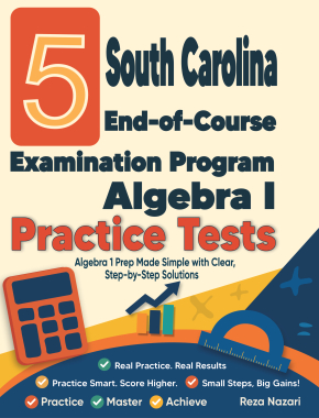 5 South Carolina EOCEP Algebra I Practice Tests