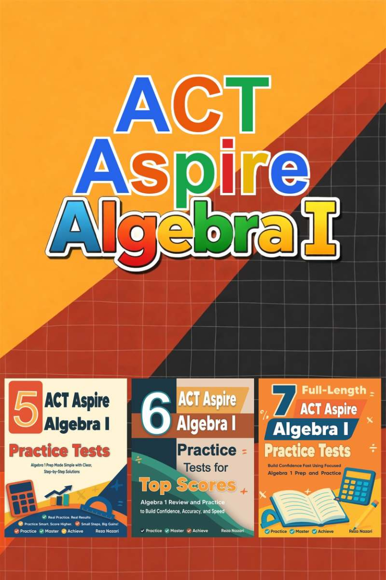 ACT Aspire Algebra I Preparation Bundle cover