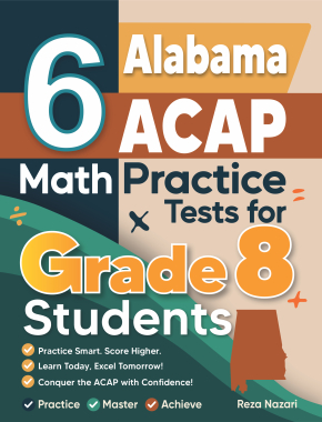 6 Alabama ACAP Grade 8 Math Practice Tests