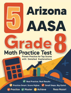5 Arizona AASA Grade 8 Math Practice Tests