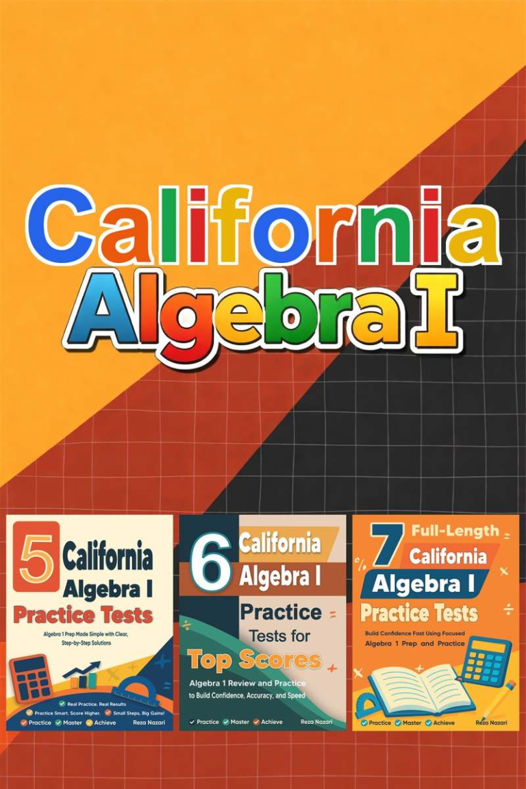 California Algebra I Preparation Bundle cover
