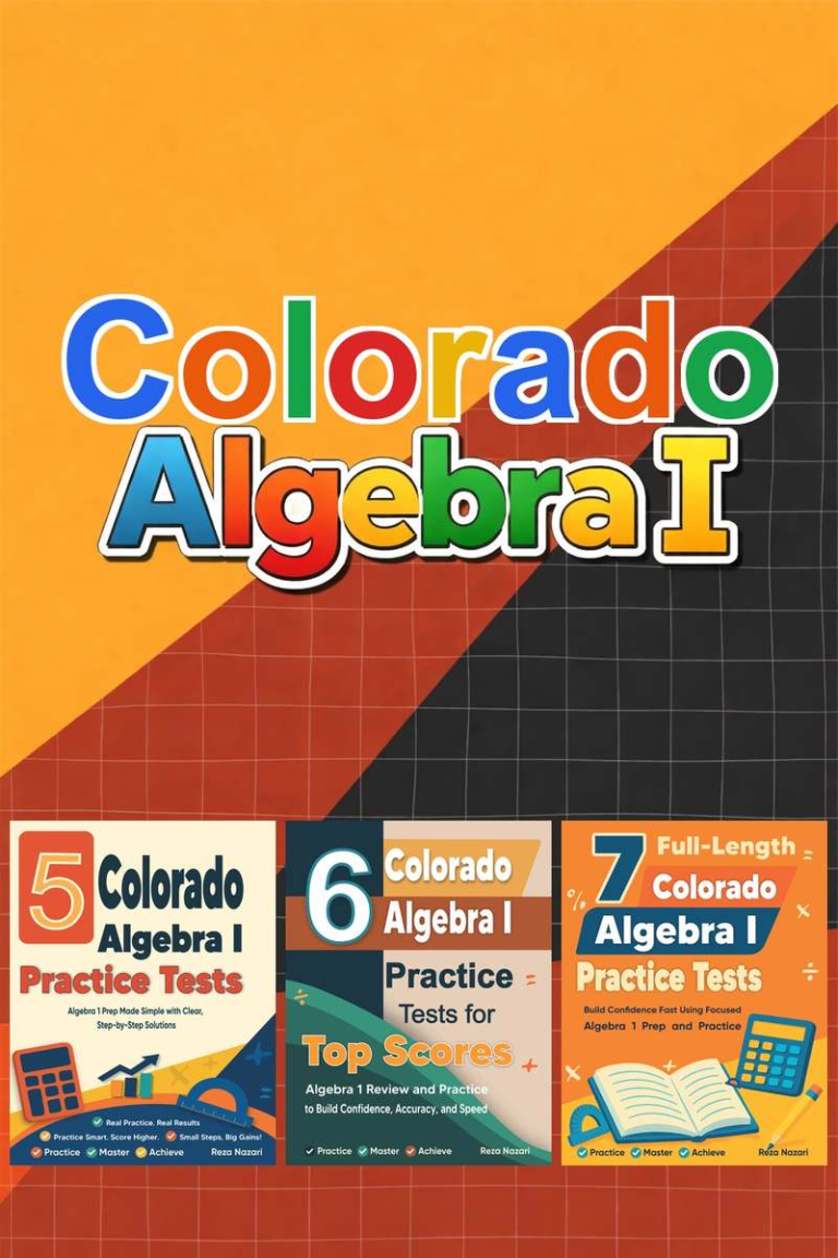 Colorado Algebra I Preparation Bundle cover
