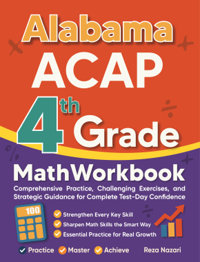 Alabama ACAP 4th Grade Math Workbook