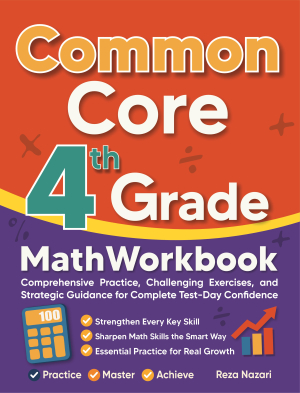 Common Core 4th Grade Math Workbook cover