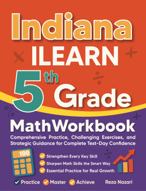 Indiana ILEARN 5th Grade Math Workbook