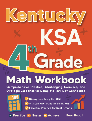 Kentucky KSA 4th Grade Math Workbook cover