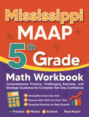 Mississippi MAAP 5th Grade Math Workbook cover