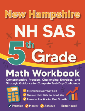 New Hampshire NH SAS 5th Grade Math Workbook