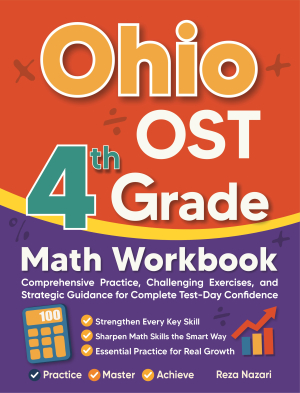 Ohio OST 4th Grade Math Workbook cover