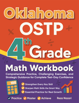 Oklahoma OSTP 4th Grade Math Workbook cover