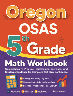Oregon OSAS 5th Grade Math Workbook cover