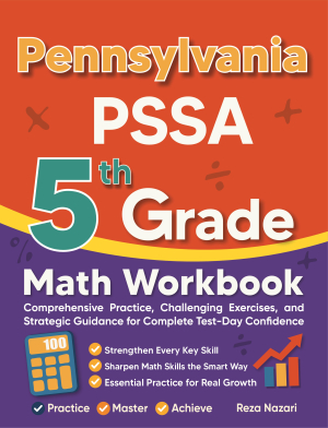 Pennsylvania PSSA 5th Grade Math Workbook cover