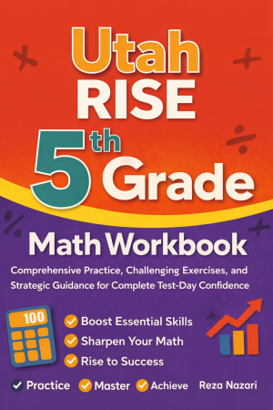 Utah RISE 5th Grade Math Workbook cover