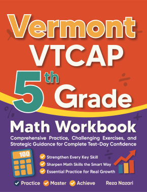 Vermont VTCAP 5th Grade Math Workbook