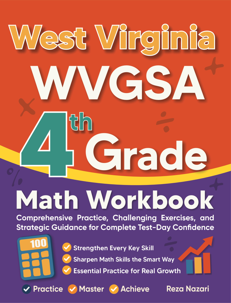 West Virginia WVGSA 4th Grade Math Workbook cover