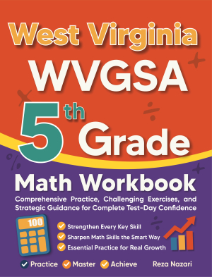 West Virginia WVGSA 5th Grade Math Workbook cover