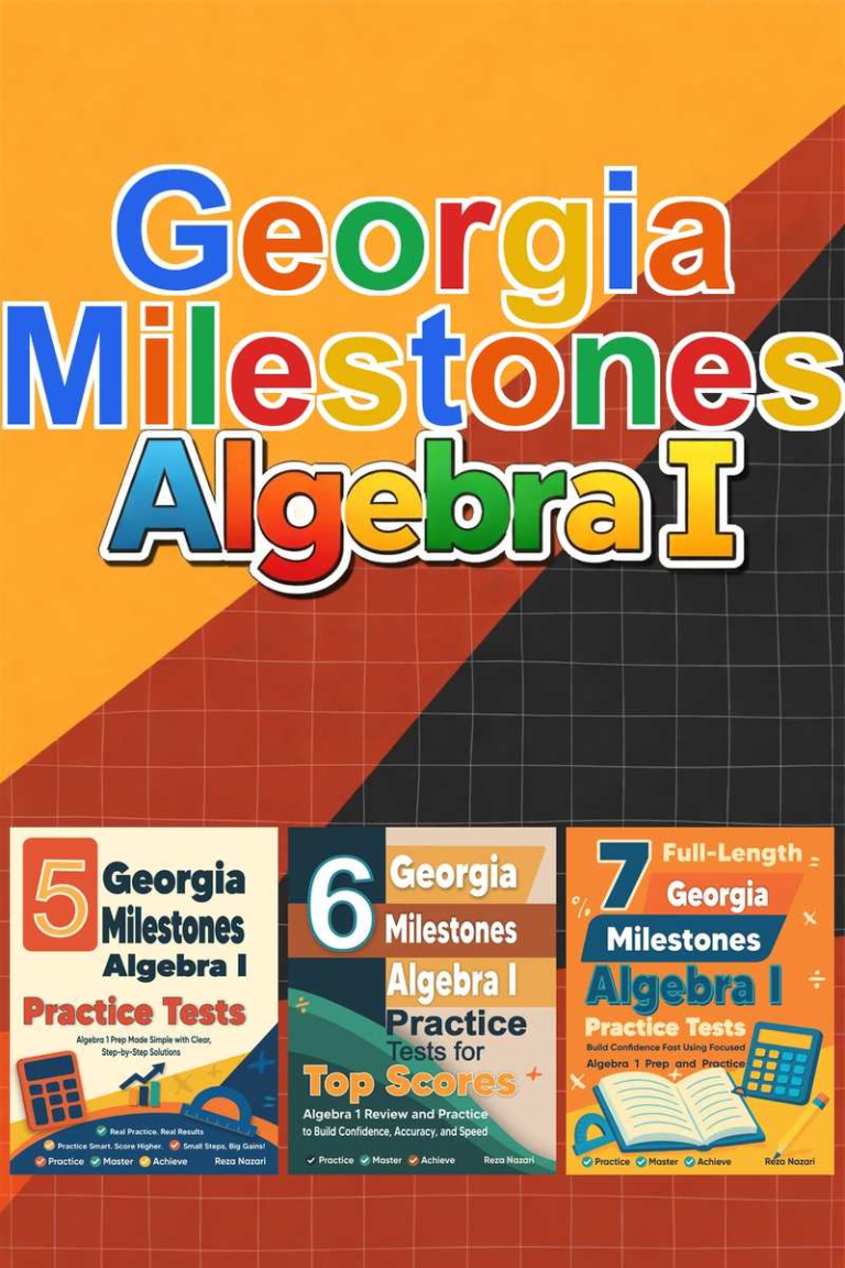 Georgia Milestones Algebra I Preparation Bundle cover